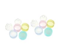 RORPOIR 2pcs Layers Non-Spill Dispenser Storage Container for Milk Powder Portable and Removable Design for Travel and Feeding Holds up to Per Compartment