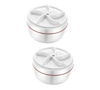 RORPOIR 2pcs Mini Portable Washing Machine for Underwear and Socks Usb Powered Compact Washer for Travel and Apartments Lightweight and Energy Efficient Design
