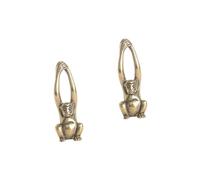 RORPOIR 2Pcs Miniature Gibbon Statue Brass Monkey Figurine Decor Unique Home Accent Realistic Design Housewarming for Animal Lovers