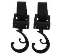 RORPOIR 2pcs Multifunctional Stroller Bag Hooks Buggy Clips for Bags Pushchair Hooks Stroller for Diaper