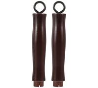 RORPOIR 2pcs Scald-Proof Detachable Pot Handle Wood Iron Cookware Part