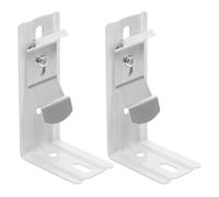 RORPOIR 2pcs Side and Top Mount Brackets Vertical Blind Bracket Mounts Window Blind Hardware Parts 1-1/2 Inch 38mm Iron Secure Mounting Versatile Compatibility Installation