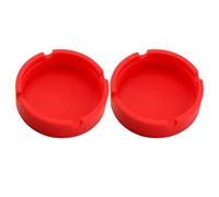 RORPOIR 2pcs Silicone Beer and Wine Bottle Coasters Non-slip Lightweight Protective Mats for Home and Bar Bottle Protection Pads in Red Random Color