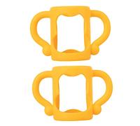 RORPOIR 2pcs Silicone Feeding Bottle Handles Non-Slip Grip for Bottles Ergonomic Design Easy to Install Heat Resistant for Toddlers
