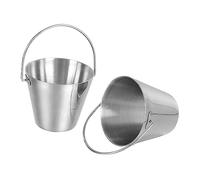 RORPOIR 2pcs Stainless Steel Egg Rack and Bucket Set for Teppanyaki Kitchen Egg Holder Suitable for Japanese Cuisine and Home Use