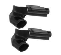 RORPOIR 2pcs Stroller Organiser Stroller Armrest Accessories Pushchair Handle Bar Buckles Plastic Fixing Supplies for Buggy