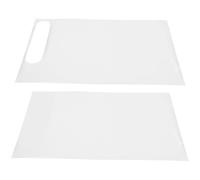 RORPOIR 2pcs White Pvc Self-adhesive Door Patch for Furniture and Doors, Flexible Anti-scratch Dog Scratching Sticker, for Training Your Dog and Protecting Home