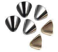 RORPOIR 3 Pairs High Heel Toe Guards Shoe Tip Covers Metal 17# Gold Silver Black Grey for High Heels Conceal Worn Tips for Daily Wear and Special Occasions