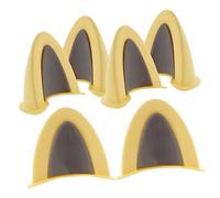 RORPOIR 3pairs Cat Ear Helmet Ornaments Cute Animal Ear Decor for Motorbike Helmets Lightweight and Durable Accessories for Unique Personal Style
