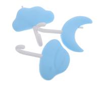 RORPOIR 3pcs Self Adhesive Hooks for Hanging Towels Keys No Punching Stick on Hangers for Bedroom Door Non-Marking Wall Hooks Dorm Room Accessories