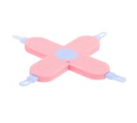 RORPOIR 4-in-1 Baby Nose and Ear Cleaner Nail Clippers for Infants and Toddlers Pink Baby Grooming Tool with Nose Tweezers and Ear Wax Removal for Safe Nasal and Hygiene