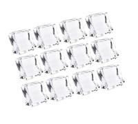 RORPOIR 48 Pcs Acrylic Reusable Fake Ice Cubes with Slightly Irregular Shape and Realistic Shining Effect, Photography Props and Display Decoration for Graduations and Showers