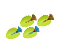 RORPOIR 4pcs Hand Wash Faucet Extender for Kids in Green, Universal Fit Bathroom Faucet Accessory Made of Sturdy TPE and Plastic, Fine Workmanship, Handwashing Auxiliary Tool Random Color
