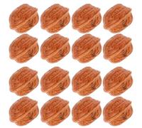 RORPOIR 50pcs Artificial Walnut Decorations Realistic Plastic Fake Walnuts for Home Decor and Food Photography, Safe for Children and Easy to Store, Assorted Colours Decorative Nuts Model