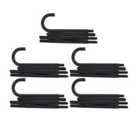 RORPOIR 5pcs Black Plastic Magician Cane Props Lightweight Costume Performance Canes with Elegant Design for Halloween Parties and Stage Performances Suitable