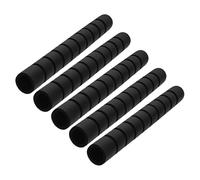 RORPOIR 5pcs Sponge Pull up Bar Grips for Protecting Palm and Cushioning Impact, Gym Grip Pads for Pull up Bar and Bicycle Handlebar, Suitable for Home and Gym Use, Black