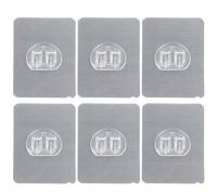RORPOIR 6 Pcs Metal Hooks Heavy Duty Double Hooks Design Stainless Steel with Smooth Surface and Not Easy to Deform for Bathroom and Home Organization