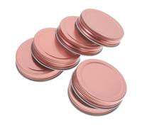 RORPOIR 6pcs Airtight Reusable Jar Covers Tinplate Canning Lids for Mouth Jar Lids Leakproof Canning Covers for Preserving and Food Containers