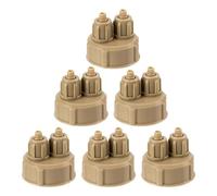 RORPOIR 6pcs Aquarium Bottle Caps DIY Co2 Accessories for Carbon Dioxide Generator, Made of Abs Engineering Plastic, Easy to Use and Set for DIY Co2 Setup with Drink Bottle