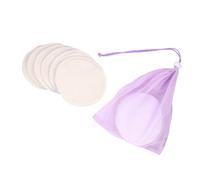 RORPOIR 6pcs Bamboo Fabric Galactorrhea Nursing Pads Washable Leakproof Feeding Pads for Breastfeeding Ultra Absorbent Inserts for Moms Soft and Comfortable Protection