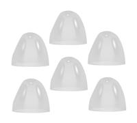 RORPOIR 6pcs Bottle Dome Caps Wide Mouth Replacement Lids for Milk Jugs Compatible with Various Brands Leak Design Easy Cleaning Formula Filling