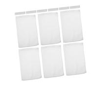 RORPOIR 6pcs Dryer Vent Lint Catcher Bags for Outdoor Dryer Vents White Polyester Material with Easy Installation Captures Lint and Dust Effectively
