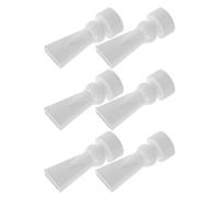 RORPOIR 6pcs Fish Tank Duckbill Sprinkler Water Outlet Nozzles PC Material White 0.8inch Pipe Inner Diameter Adjustable Flow Prevents Strong Currents for Aquatic Tanks