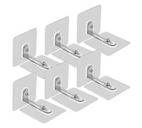RORPOIR 6pcs No Drill Tip Furniture Straps for Proofing Heavy Duty Wall Anchors for Secure Bookshelves Cabinets Dressers Easy Installation Safety