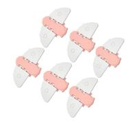 RORPOIR 6pcs Sliding Window Lock Buckle Child Safety Lock Baby Proofing Anti-Theft Protection Pink for Home Glass Doors and Windows