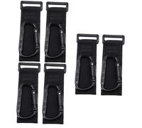 RORPOIR 6pcs Stroller Hanger Hook for Shopping Bags Easy Install Pushchair Clip for Nursery Bags More Locking Design