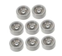 RORPOIR 8pcs Plastic Dryer Pulley Wheels, Bearing Idler Wheel Replacement Parts for Dryers, Simple Design, Solid Construction for Longer Service Life