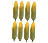 RORPOIR 8pcs Simulated Corn Fake Vegetable Model Green Lifelike Fake Corn Cob Artificial Vegetable for Restaurant Display and Photography Props
