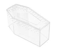 RORPOIR Acrylic Reptile Feeding Box 7.87X3.94X3.94In Escape-Proof Design for Small Reptiles Frogs and Spiders Suitable for Desktop Use