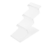 RORPOIR Acrylic Wallet Display Stand Purse Handbag Organizer, Clear Jewelry Riser Display Stand Purse Rack, Acrylic Shelf for Cosmetic Perfume Jewelry Sunglasses Handbag Organizer