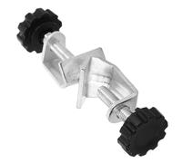 RORPOIR Adjustable Lab Clamp Holder for Flasks and Laboratory Apparatus, Iron Material Quick Installation and Removal, Suitable for Chemistry and Biology Laboratories, Silver Sturdy Clamp