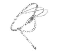 RORPOIR Adjustable Multilayer Waist Chain Belt for Women Chic Metal Body Jewelry Fashion Statement Accessory for Dresses Jeans and Casual Outfits Elegant and Design