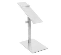 RORPOIR Adjustable Stainless Steel Shoe Stand High Heel Display Rack with Tilted View and Slip-resistant Heel Blockers for Retail Shops Home Trade Shows and Window Displays