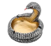 RORPOIR Ashtray Realistic Animal Shape Resin Holder for Home Office Unique Decorative Piece