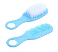 RORPOIR Baby Comb and Brush Set for Newborns and Infants, Smooth Massage Comb with Soft Pp and TPE Material, Gentle on Baby's Head, Grooming Kit for Daily Use