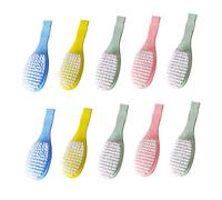 RORPOIR Baby Hair Brush and Infant Massage Comb Set for Newborns, Soft Comfortable Hairbrush Baby-Safe Bristles, Convenient 10pcs Kit for Gentle Scalp Care