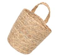 RORPOIR Basket and in Design Multifunctional or Hanging Storage Beige with Sturdy Weaving Technique Mounted Wicker Basket for Organizing Wall Clothes Home Kitchen