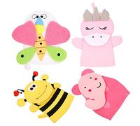 RORPOIR Bathing Fun for Boys and Girls Cartoon Bath Gloves Exfoliating Mitts Spa Bubble Producing for Young Assorted Style