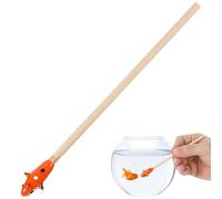 RORPOIR Betta Fish Training Wooden Stick Betta Fish Active Plaything Easy-To-Use Versatile Tool and Desktop Aquarium