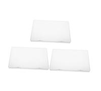 RORPOIR Birth Certificate Organizer Boxes with Quick Content Confirmation 3pcs Portable Pp Stationary Storage Box Elegant Visual Design for Important Papers Suitable for Travel and Can