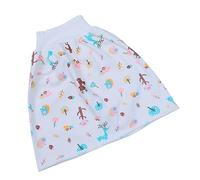 RORPOIR Breathable Waterproof Baby Diaper Pants, Cotton TPU Polyester High Waist Design with Fixed Concealed Buckle, Reusable Cloth Cover for Babies,