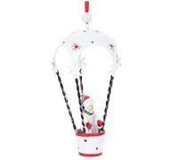 RORPOIR Christmas Hot Air Balloon Ornament for Tree Decoration Creative Xmas Hanging Pendant Snowman Style Holiday Decor for Festive Atmosphere Nordic Art