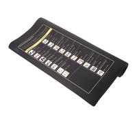 RORPOIR Coffee Beans Classification Pad Flexible Glue Simple to Identify and Brewing Black Lightweight Espresso Beans Sorting Mat