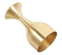 RORPOIR Copper Alloy Decorative Drinking Goblet with Smooth Surface and Unique Retro Style Suitable for Temple and Meditation Enthusiasts of East Asian Cultures