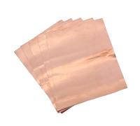 RORPOIR Copper Foil Sheets and Grounding 300x200mm 5 Pcs Conductive Copper Foil Paper with Adhesive Guitar Emi Shielding for Electrical Repair in Paper Circuit Activities