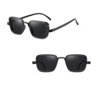 RORPOIR Creative Black Square Frame Sunglasses for Men Boys Lightweight Fashion Beach Shades Eyeglasses Outdoor Sun Glasses Clothes Decoration Stylish Summer Eyewear